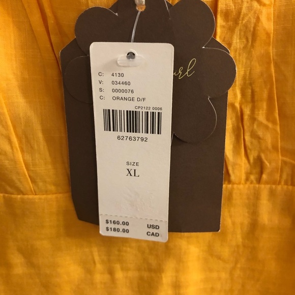 NWT Anthropologie Gathered Puff Sleeve mini dress - Picture 5 of 5